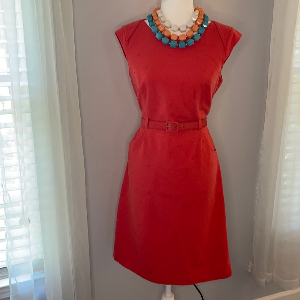 Merona Belted Embroidered Dress with Pockets